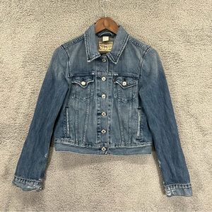 Levi's Denim Jean Jacket Blue Women Size Medium